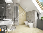 Проект дома ARCHON+ Дом в айдаредах (A) визуализация ванной (визуализация 3 вид 1)