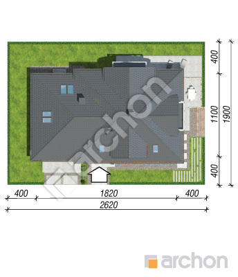 Проєкт будинку ARCHON+ Будинок в каннах (Т) Ситуація