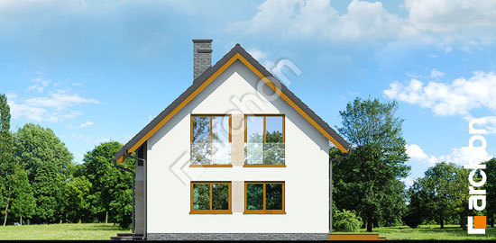 Боковой фасад Дом в хлорофитуме (ГТ) вер.2