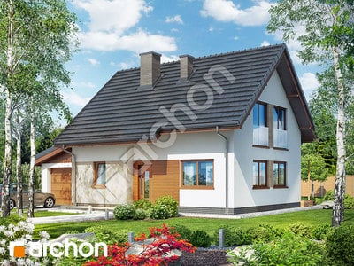Проєкт будинку ARCHON+ Будинок в хлорофітумі (ГТ) вер.2