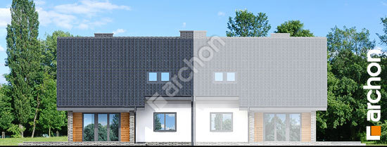 Дворовой фасад Дом в малиновках 2 (Б)