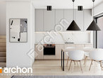 Проект будинку ARCHON+ Будинок в голокупнику (АЕ) ВДЕ візуалізація кухні 1 від 1