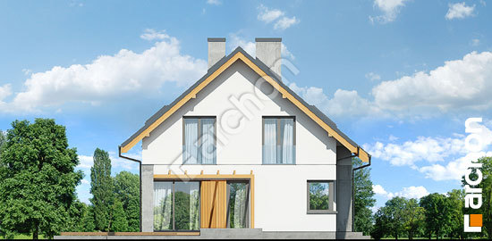 Боковой фасад Дом в крупках