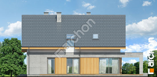 Дворовой фасад Дом в крупках