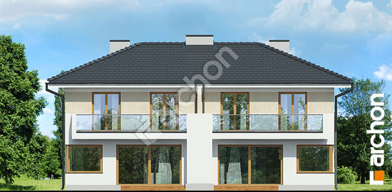 Дворовой фасад Вилла Юлия 3 вер.2