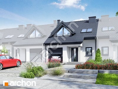 Проект дома ARCHON+ Дом в клематисах вер.3 