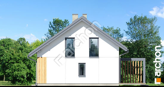 Боковой фасад Дом под липкой 2