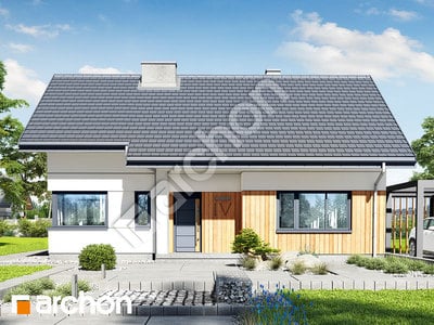 Проект дома ARCHON+ Дом под липкой 2 