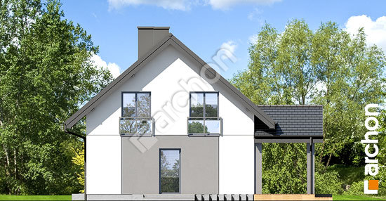 Бочний фасад Будинок в малинівці 17