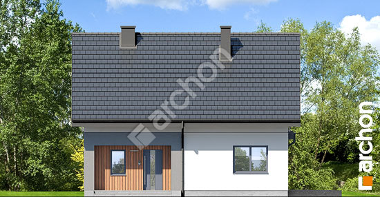 Передній фасад Будинок в малинівці 17