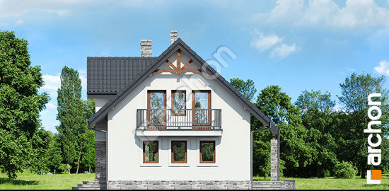 Бочний фасад Будинок в резедах вер. 3