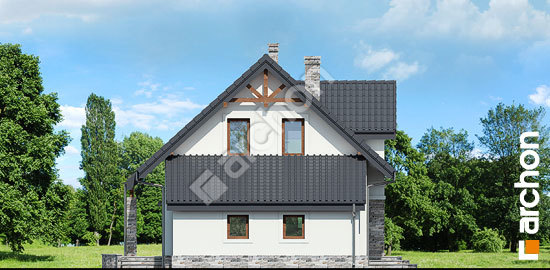 Бочний фасад Будинок в резедах вер. 3