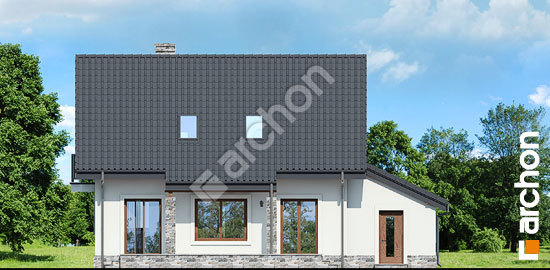 Дворовой фасад Дом в резедах вер. 3