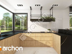 Проект будинку ARCHON+ Будинок в ренклодах 21 (Г2) візуалізація кухні 1 від 2