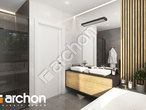 Проект дома ARCHON+ Дом в ренклодах 21 (Г2) визуализация ванной (визуализация 3 вид 3)