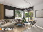 Проект дома ARCHON+ Дом в ренклодах 21 (Г2) дневная зона (визуализация 1 вид 1)