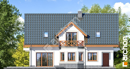 Передний фасад Дом в майоране 2 (АТ)