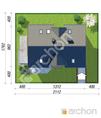Проект дома ARCHON+ Дом в майоране 2 (АТ) Ситуація