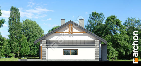 Боковой фасад Дом под красной рябиной 8 (Г2Н)