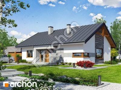 Проект дома ARCHON+ Дом под красной рябиной 8 (Г2Н) 