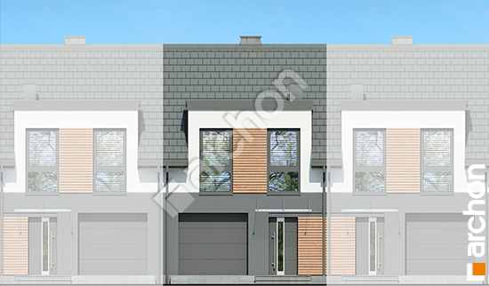 Передній фасад Будинок в рівіях 16 (ГС)