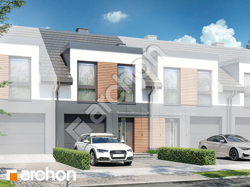Проект будинку ARCHON+ Будинок в рівіях 16 (ГС) Вид 1