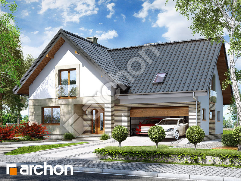 Проект дома ARCHON+ Дом в алоизиях (Г2) Вид 1
