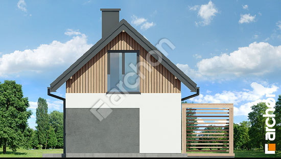 Боковой фасад Летний домик в крокусах 5