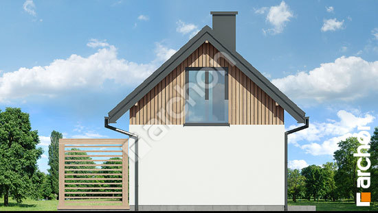 Боковой фасад Летний домик в крокусах 5