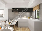 Проект дома ARCHON+ Летний домик в крокусах 5 визуализация кухни 1 вид 2