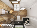 Проект будинку ARCHON+ Літній будиночок в крокусах 5 візуалізація ванни (візуалізація 3 від 4)