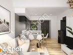Проект дома ARCHON+ Летний домик в крокусах 5 дневная зона (визуализация 1 вид 1)