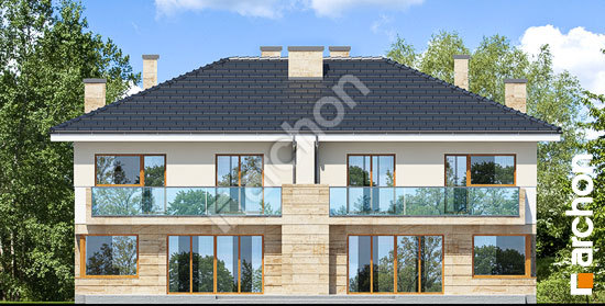 Дворовий фасад Вілла Юлія 4