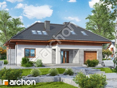 Проект дома ARCHON+ Дом в кортусах 