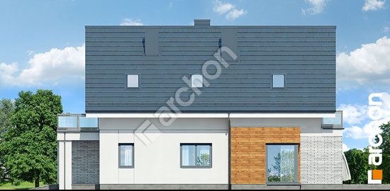 Боковой фасад Дом во флоксах 3 (П)