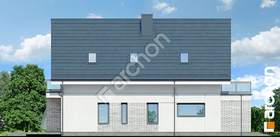 Боковой фасад Дом во флоксах 3 (П)