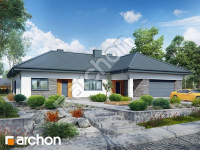 Проект будинку ARCHON+ Будинок в сніжниках (Г2Р2) Вид 2