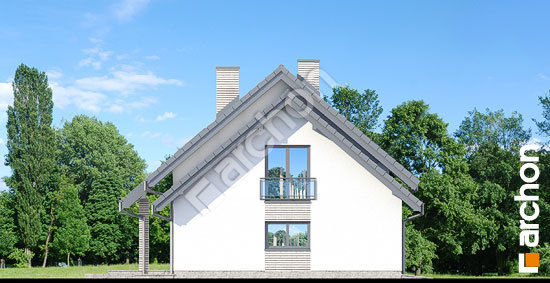 Боковой фасад Дом в малиновках 3 (Т)