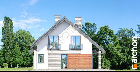 Боковой фасад Дом в малиновках 3 (Т)