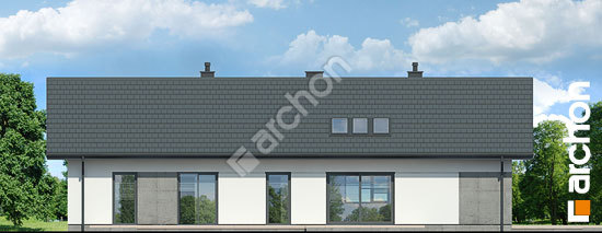 Дворовий фасад Будинок в магоніях