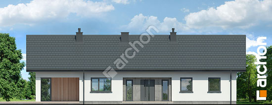 Передній фасад Будинок в магоніях