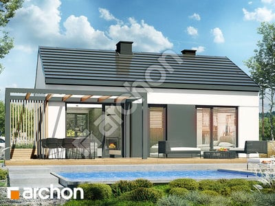 Проект дома ARCHON+ Дом в ирисе 4 (Н) 