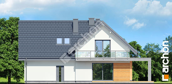 Дворовой фасад Дом в фаворитках (Г2)