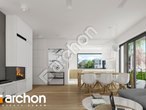 Проект будинку ARCHON+ Будинок в фаворитках (Г2) денна зона (візуалізація 1 від 4)