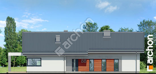 Передній фасад Будинок в пепероміях 4