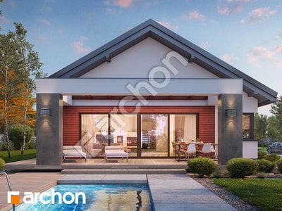 Проект дома ARCHON+ Дом в пеперомиях 4 