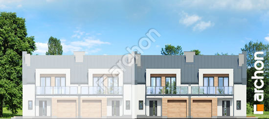 Передній фасад Будинок в клематисах 25 (Р2Б)