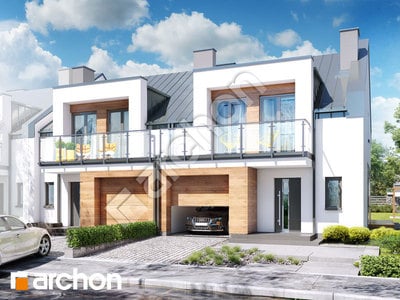 Проєкт будинку ARCHON+ Будинок в клематисах 25 (Р2Б) 