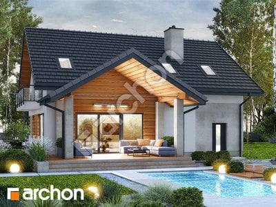 Проект дома ARCHON+ Дом в аурорах 7 (П) 