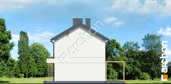 Бочний фасад Будинок в еверніях 4 (БА)